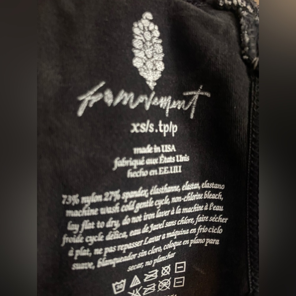 Free People Black Scoop-Neck Ribbed Jumpsuit - Picture 8 of 9